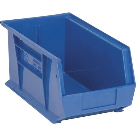 Quantum Storage Systems Large Blue Stackable Parts Bin RQUS240BL-UPC